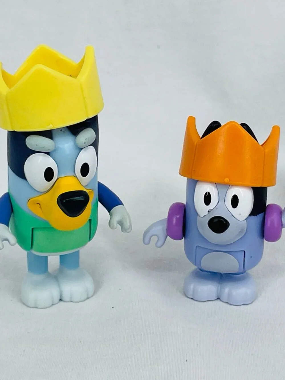 Blue Dad Bandit and Son  Bluey in Swim Gear